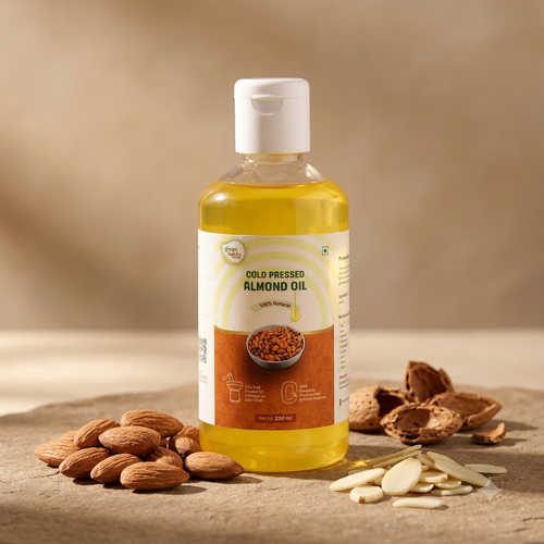 Green Habits Cold Pressed Unrefined Almond Oil