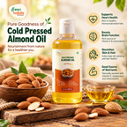 Green Habits Cold Pressed Unrefined Almond Oil