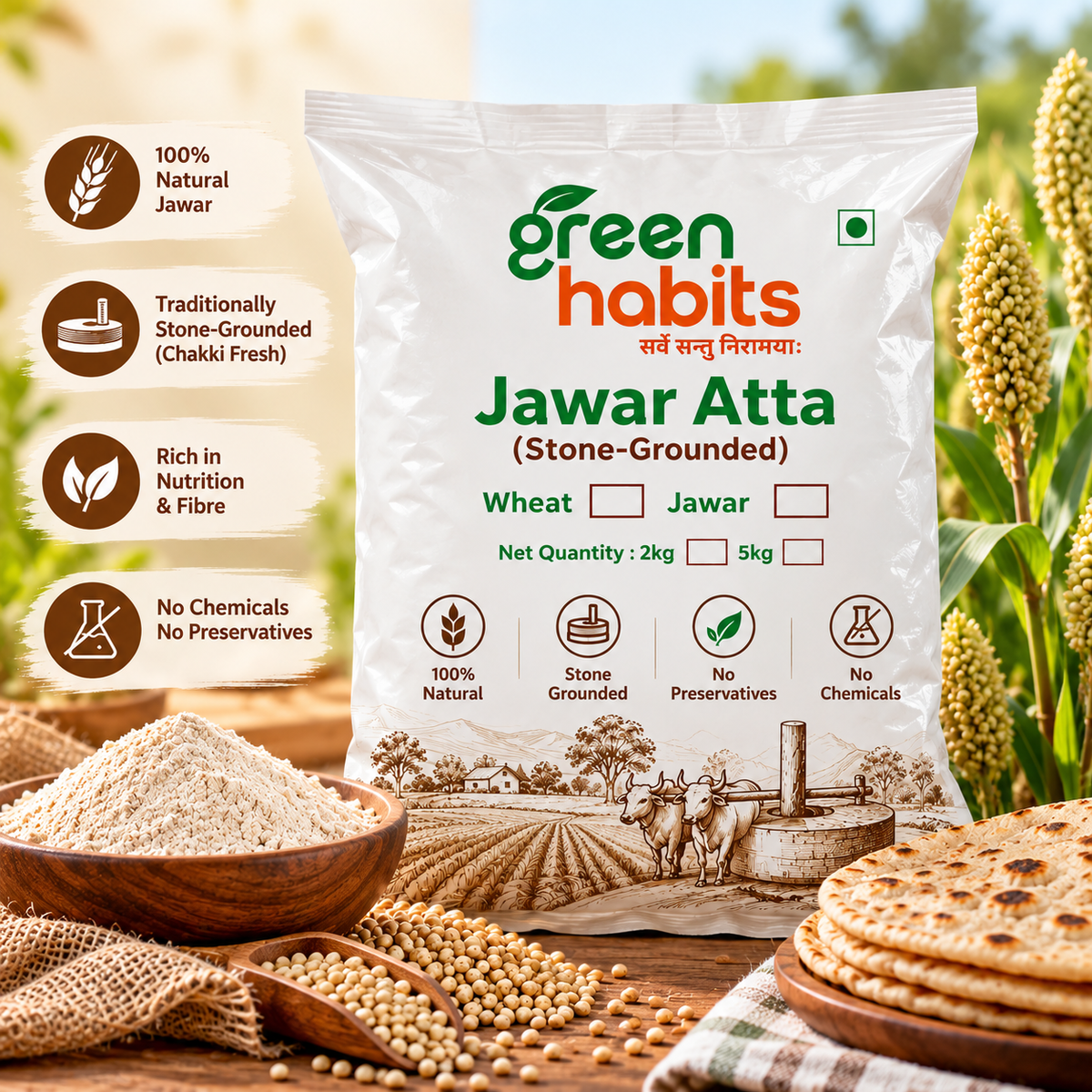 Green Habit Jawar Flour