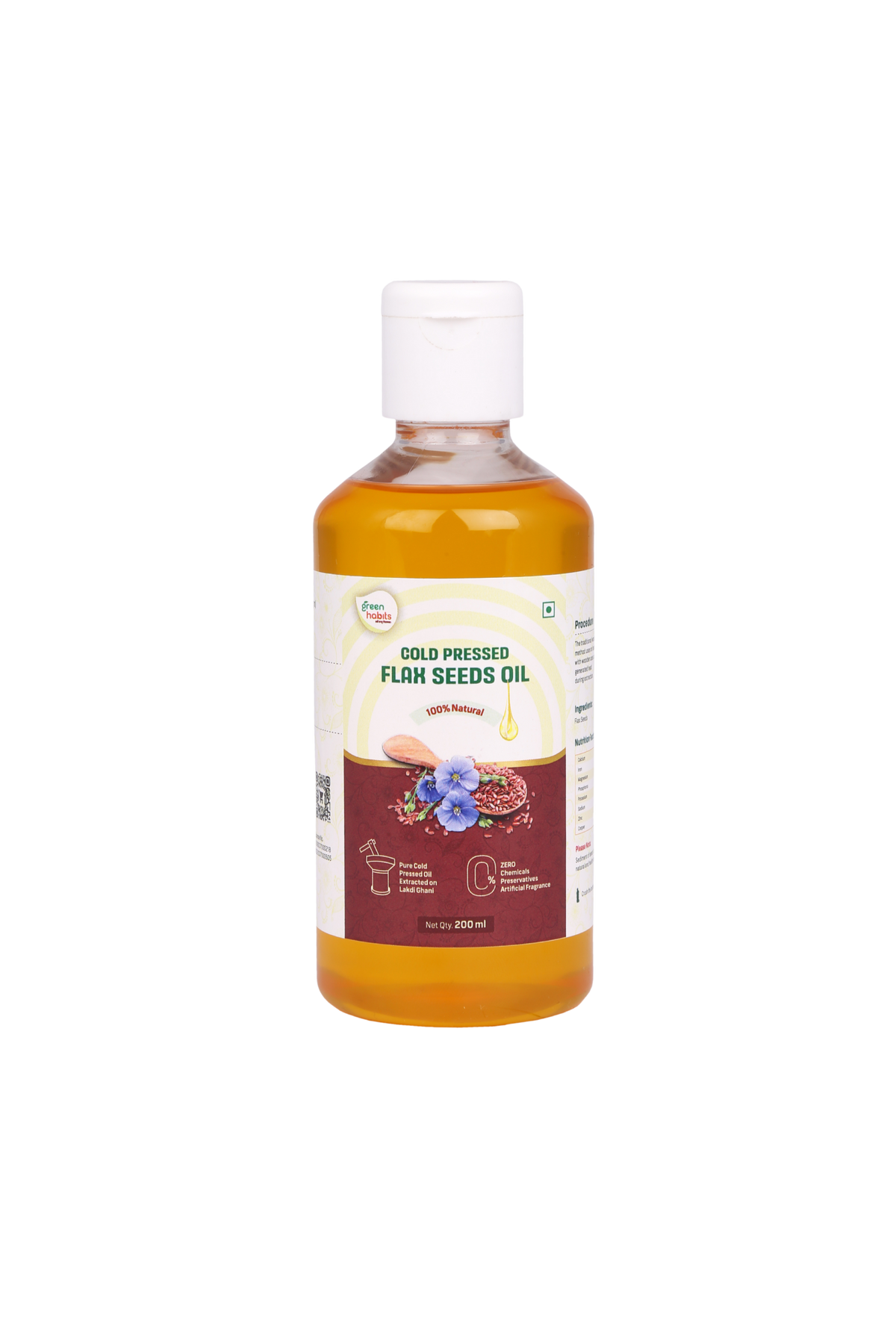 Green Habits Cold-pressed Unrefined Flaxseed Oil