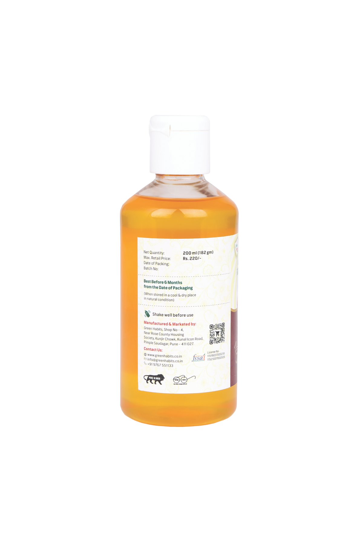 Green Habits Cold-pressed Unrefined Flaxseed Oil