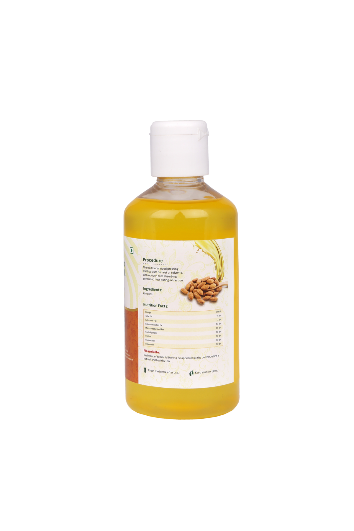 Green Habits Cold Pressed Unrefined Almond Oil