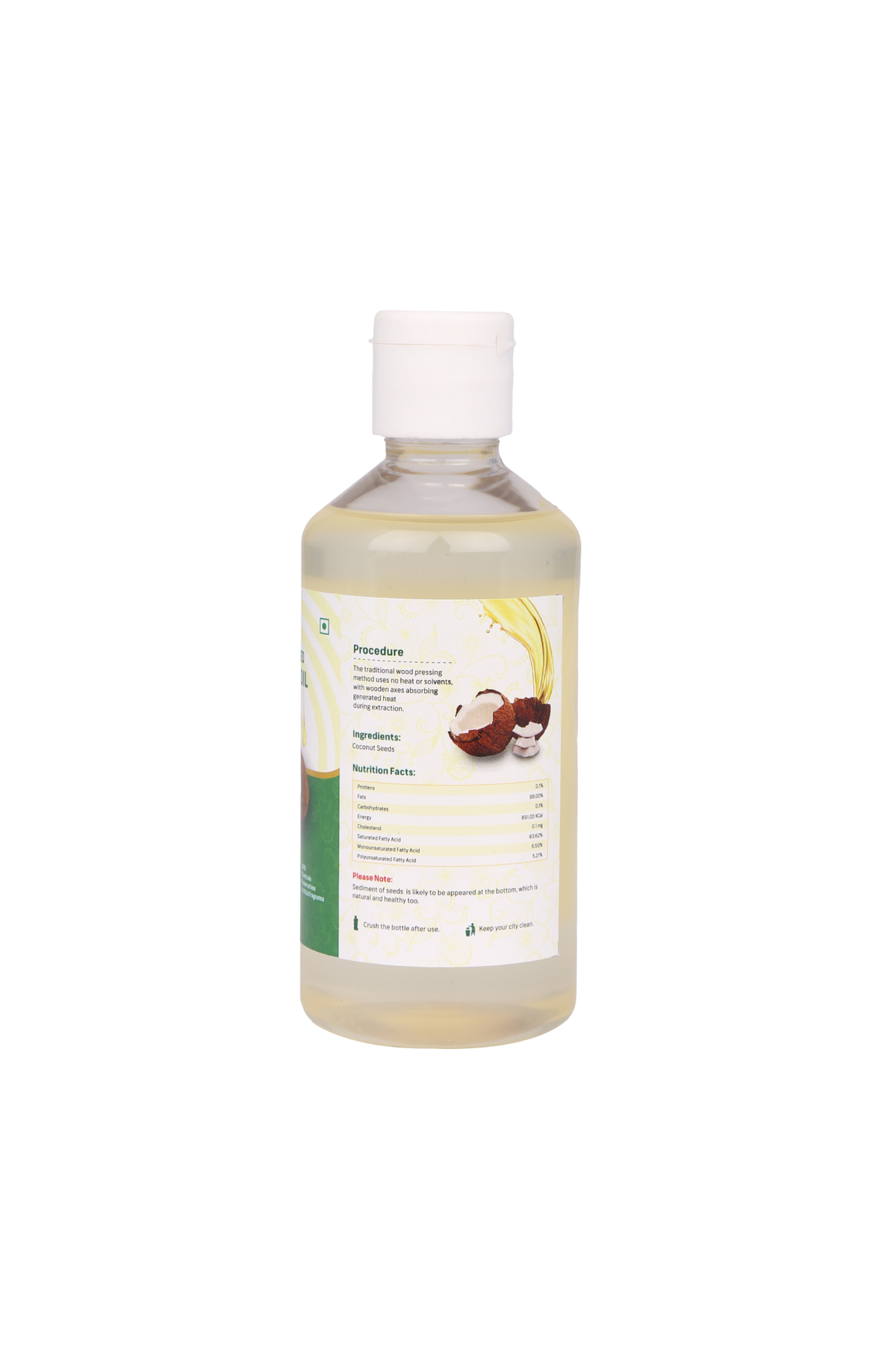 Green Habits Cold Pressed Unrefined Coconut Oil