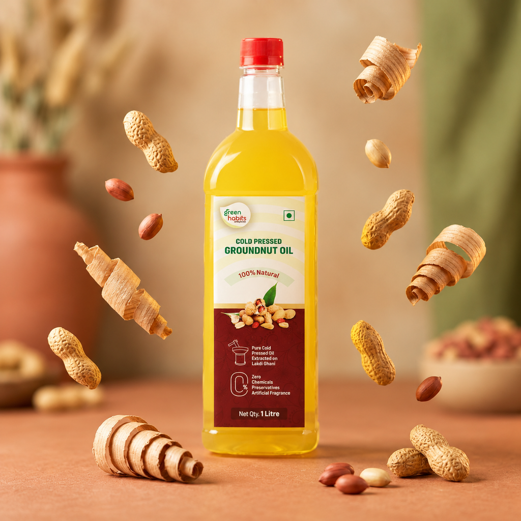 Green Habits Cold Pressed Groundnut Oil